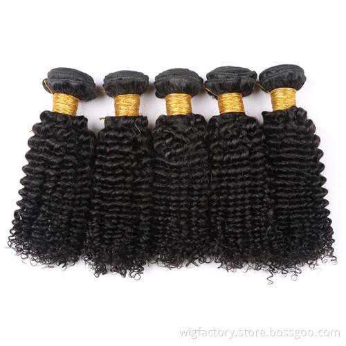 Wholesale virgin indian kinky curly human hair, buy bulk hair weave for sale in zambia